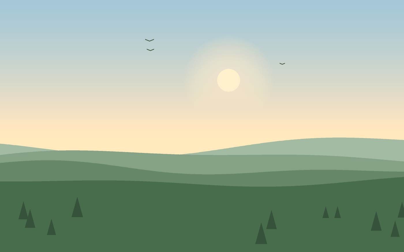 Landschaftsillustration