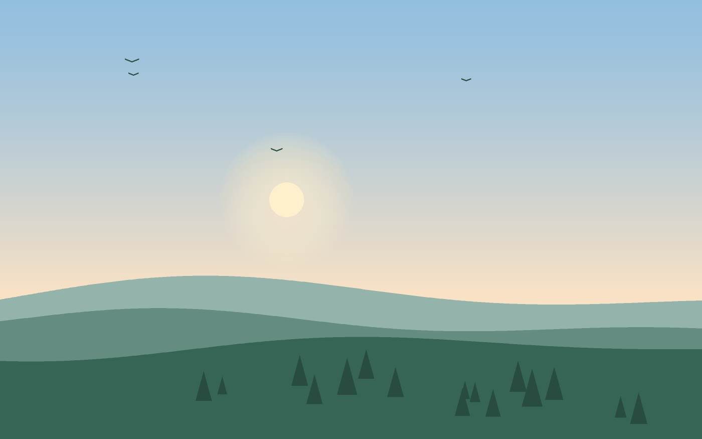 Landschaftsillustration