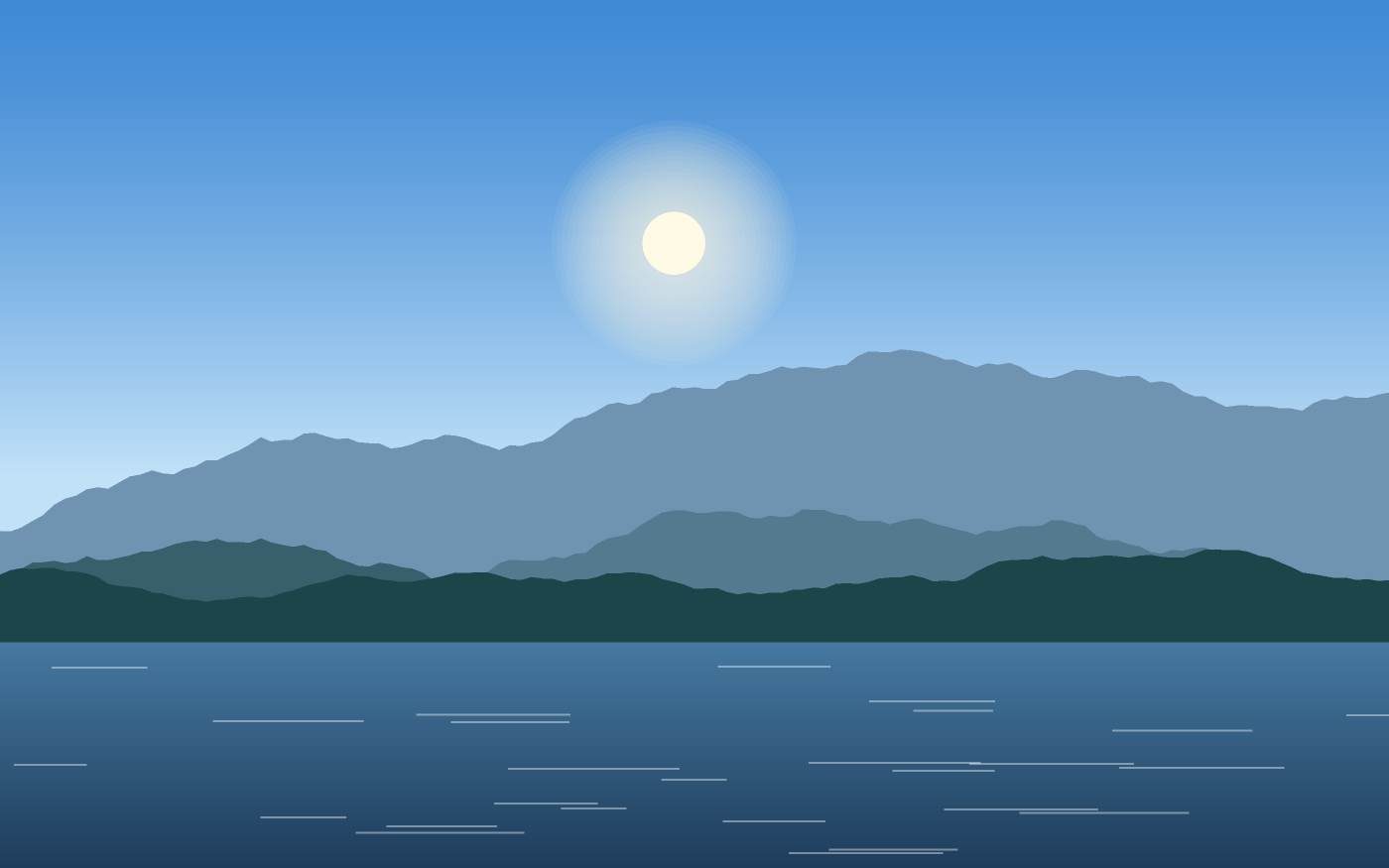 Landschapsillustratie