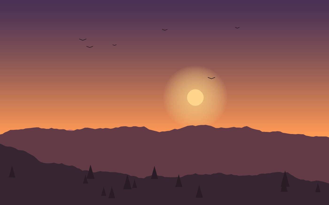 Landschapsillustratie