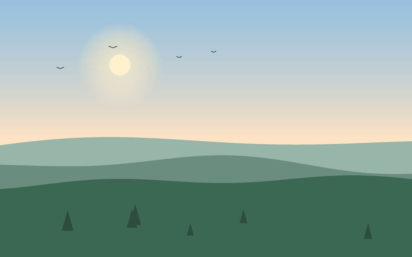 Landschaftsillustration