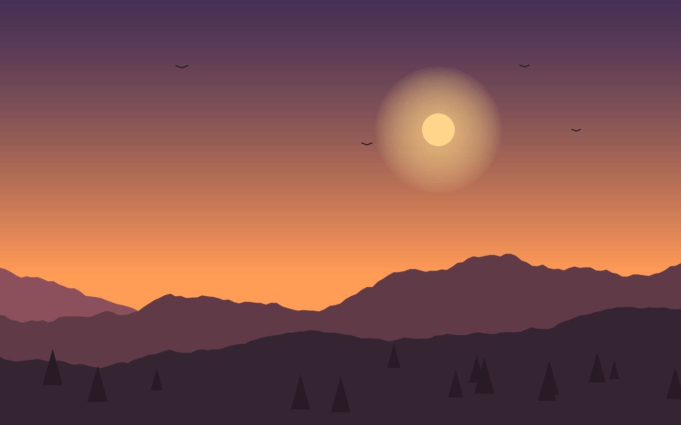Landschaftsillustration