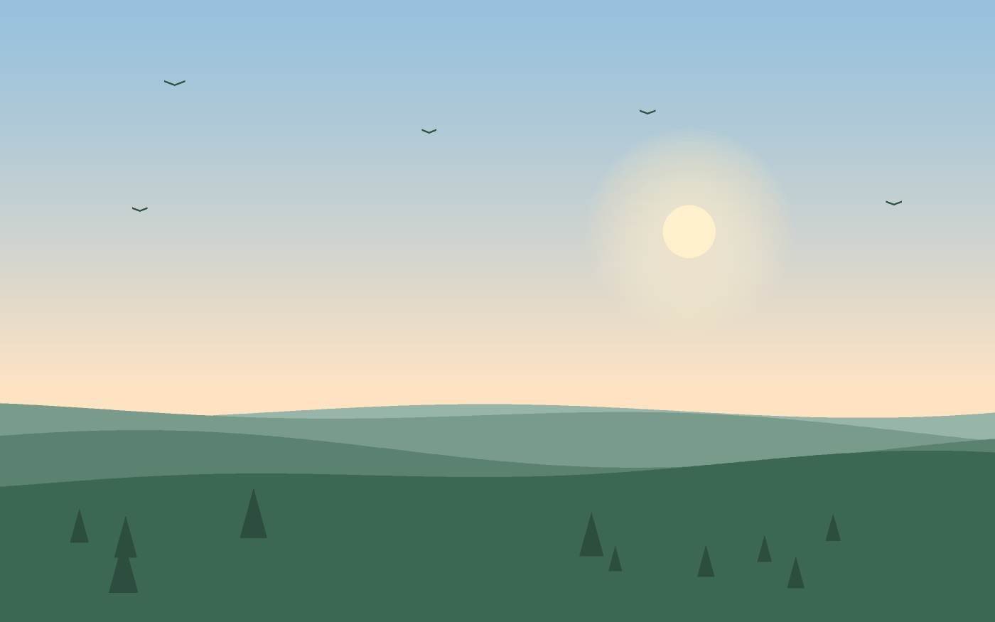 Landschaftsillustration