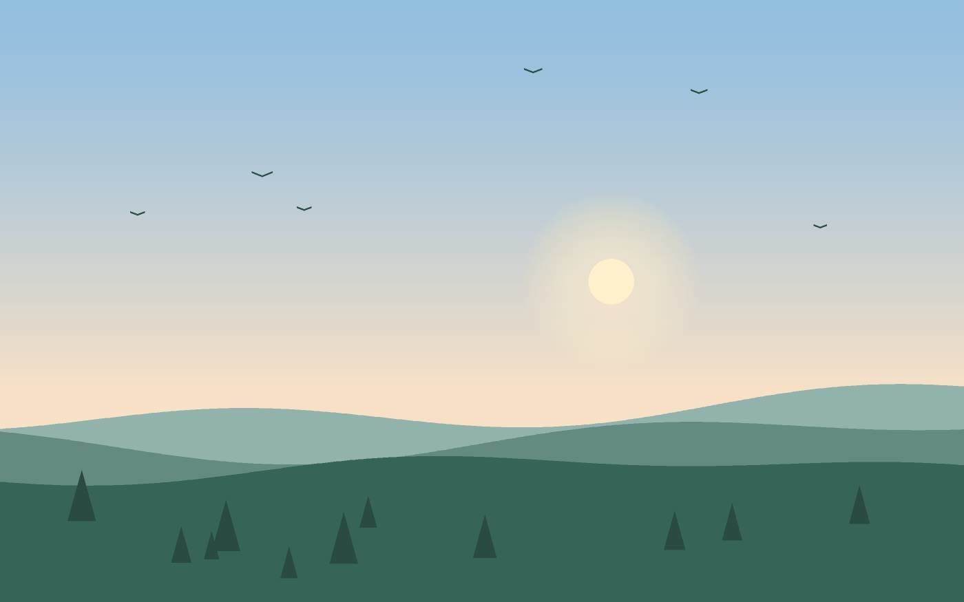 Landschaftsillustration