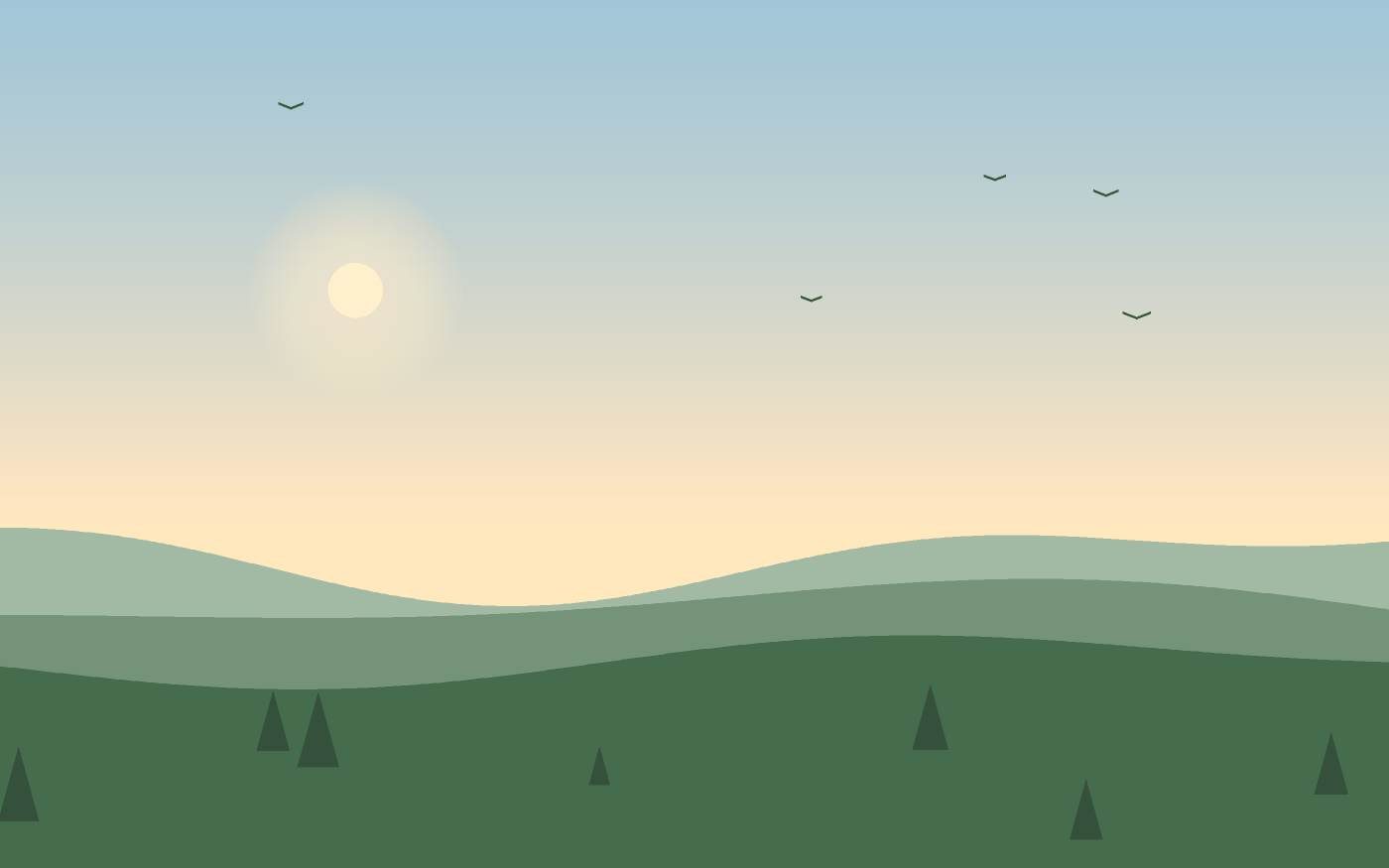 Landschaftsillustration