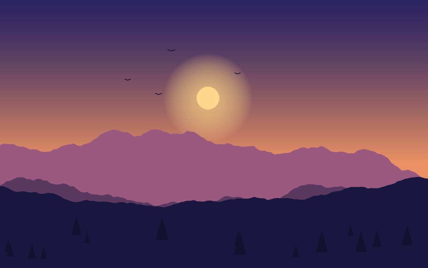 Landskabsillustration