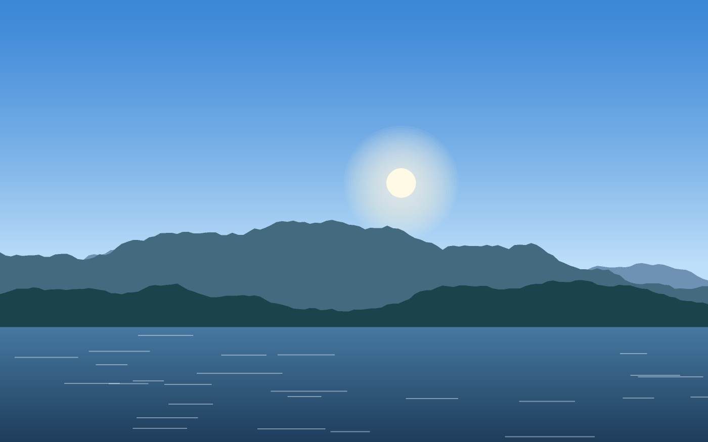 Ilustración de un paisaje