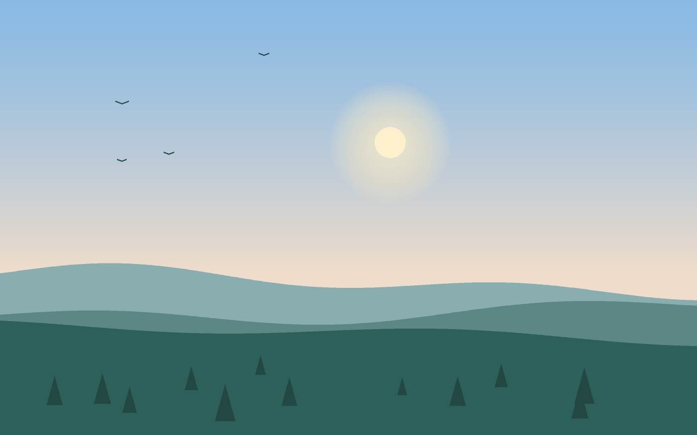 Landschapsillustratie