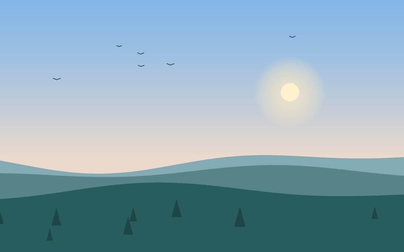 Landschapsillustratie