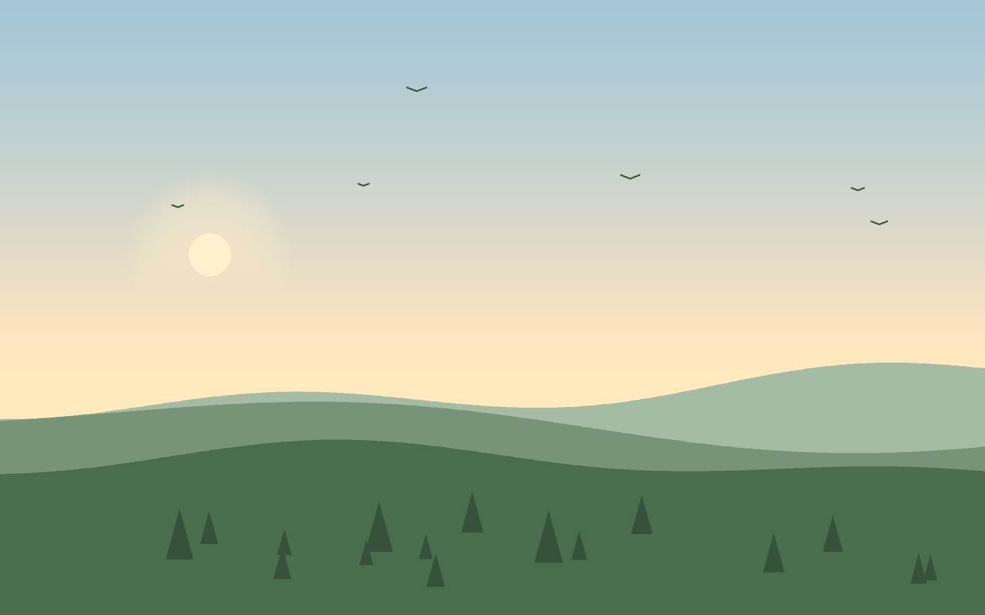 Ilustracja krajobrazu