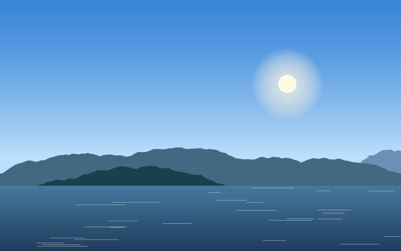 Ilustracja krajobrazu